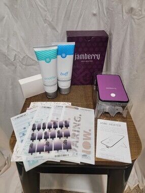 Jamberry Purple Mini Heater Nail Care Kit with Ombre Wraps